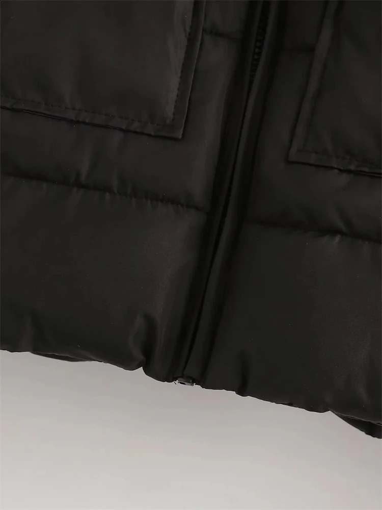 Womens 2024 Casual Long Sleeve Zipper Fly Short Bomber Jackets Chic Lady Waist Drawstring Fashion Spring Autumn Black Parkas 240813