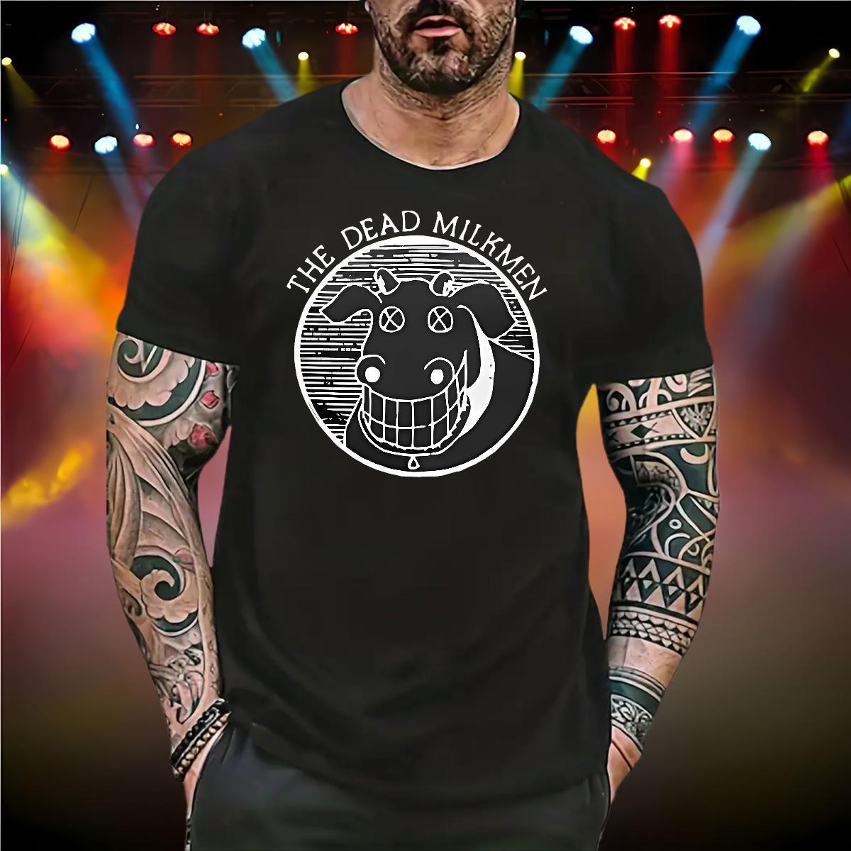 Comfortable cow Men T Shirts Summer Casual Couples T Shirts 100% Cotton 230g DIY Round Neck Short Sleeve Anime Tees
