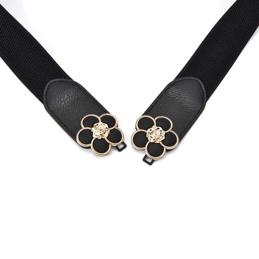 Fresh womens elastic band elastic classic plum blossom ring waist seal W240807