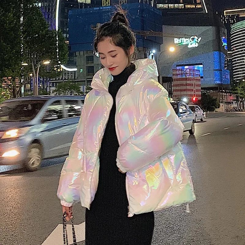 2024 Women Winter Jacket Warm Thicken Cotton Padded Jacket Women Parkas Puffer Coat Fashion Bread Coat Women Outwear 240813