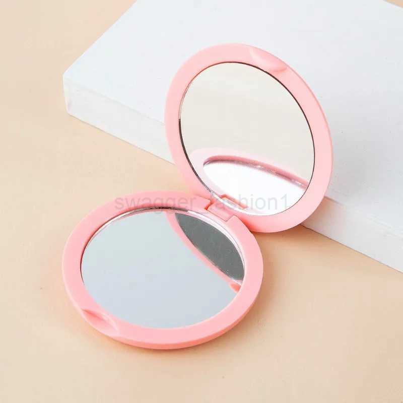 Handheld Makeup Mirror Double Sided Mini Portable Pocket Folding Round Makeup Mirror For Travel Beauty Cosmetic ToolXJ240813