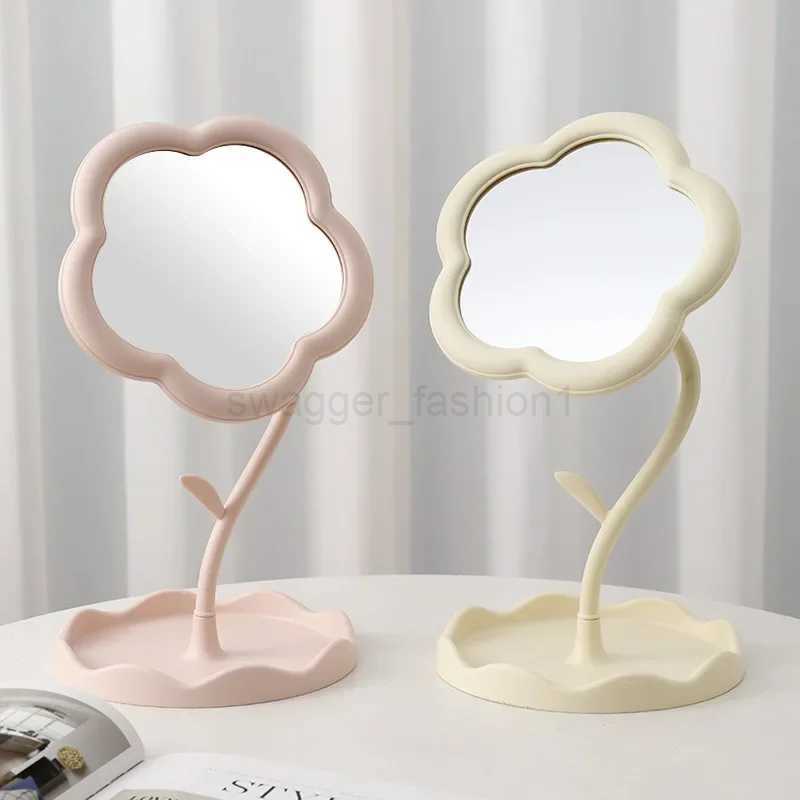 Sunflower Makeup Mirror Girl Dresser Desktop Hanging Jewelry Beauty Mirror Bedroom Dorm Dressing Mirror Removable PortableXJ240813