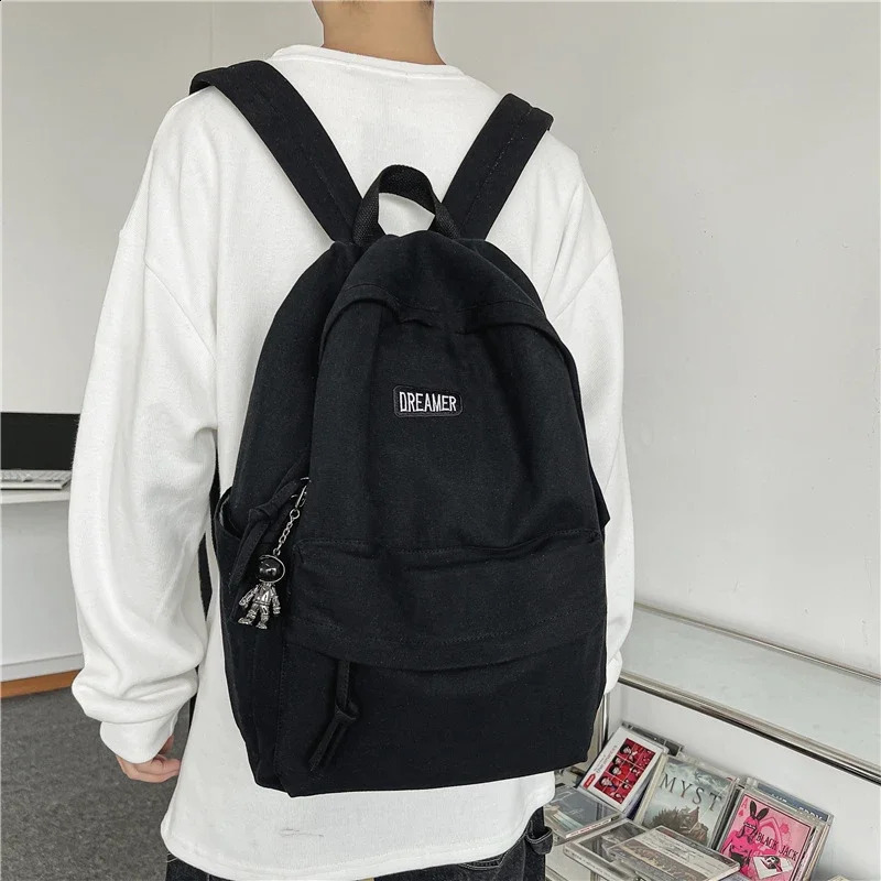 Fashion Big Backpack Lovers Travel Womens Laptop Mochila Teenage Boys School Bag College Mens Rucksack 240813