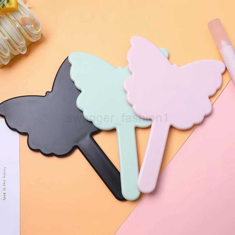 Butterfly Shaped Makeup Mirror Handheld Mirror Portable Eyelash Extension Mirrors Salon Mirrors Makeup AccessoriesXJ240813