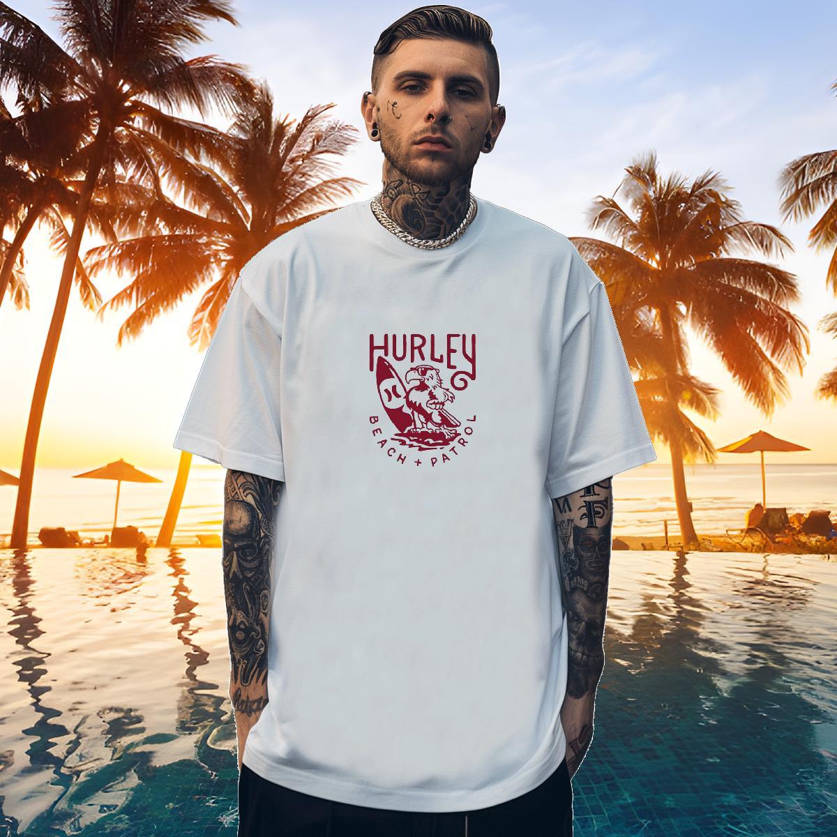Comfortable T-Shirts eagle Breathable Crew Neck Street wear Hip Hop DIY Printed 230g Pure Cotton Men Tops Tees Classic Casual Wear