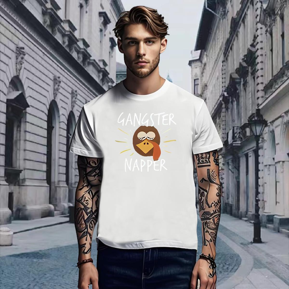T-Shirts 230g 100% Cotton bird Casual Daily Wear Short Sleeve O-Neck Custom Print Plus Size Tshirts Fashion Design TOP Quality Tops Tees