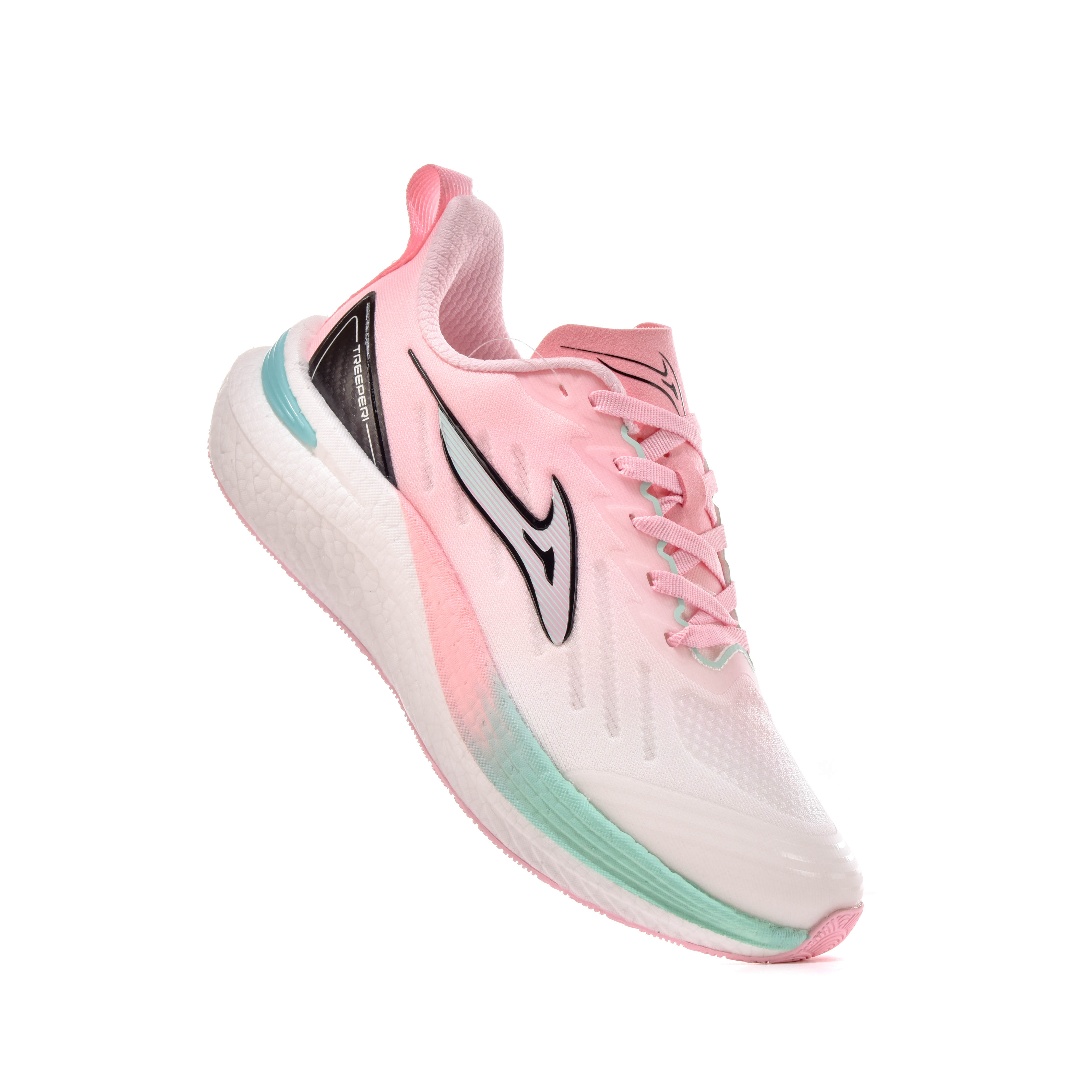 TREEPERI Wave Maker Speed Running Shoes men white black carbon fibre designer shoes women peach pink green sports sneakers mens womens athletic traine
