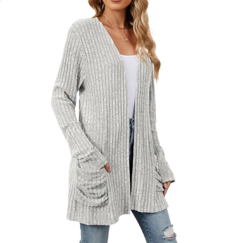 Harajuku sweater womens cardigan wool autumn casual thin coat Ropa Mujer fashionable street clothing knitted clothin 240812