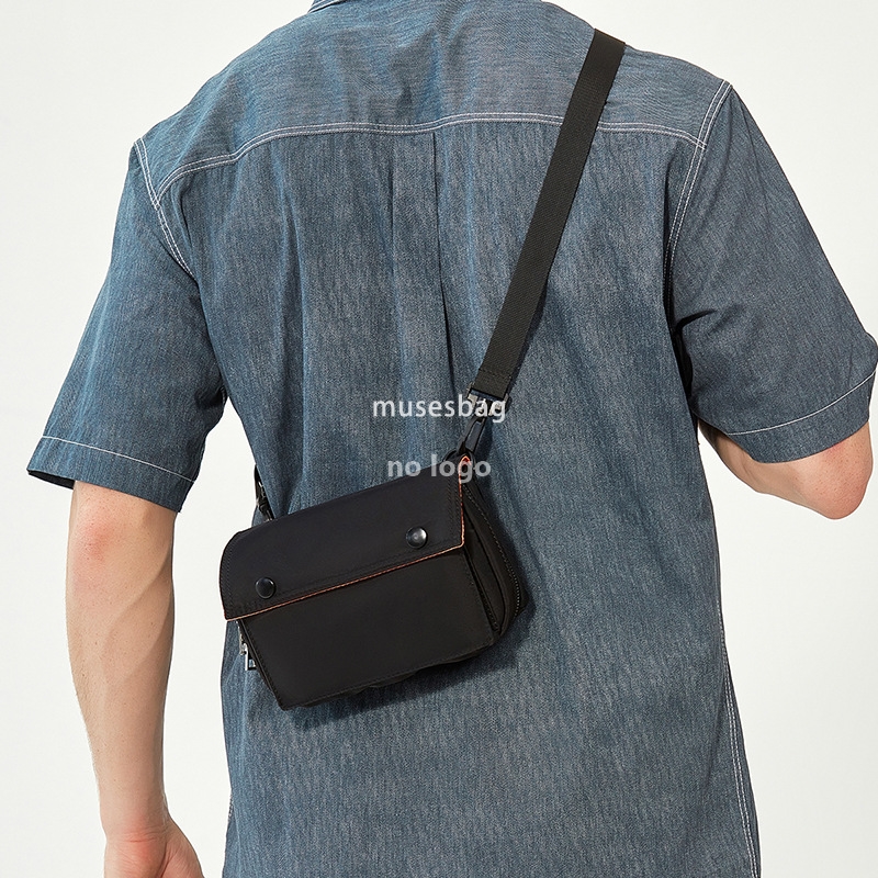 New Japanese retro crossbody bag crossbody bag men's shoulder bag fashion brand multi-functional waist pack casual messenger bag