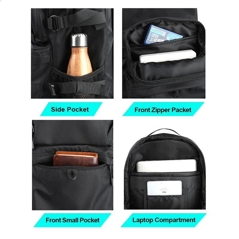 University College Schoolbag High Quality Leisure Street Style Mens Backpack Tiding Large Capacity 17 inch Notebook Travel 240813