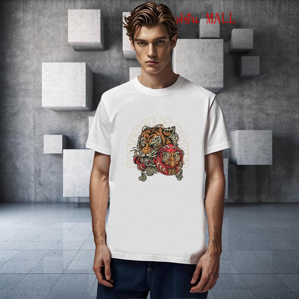Classic Couples T Shirts Daily Outfit 230g Cotton Custom Print Plus Size Breathable fierce T Shirts Men DIY Customized Top Tees