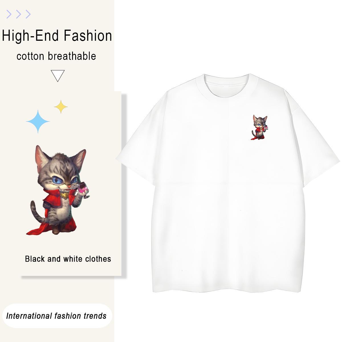T shirt 100% Cotton 230g cute Sport Short Sleeve Soft Graphic Tshirt for Man Woman Casual New Cool Design Polos