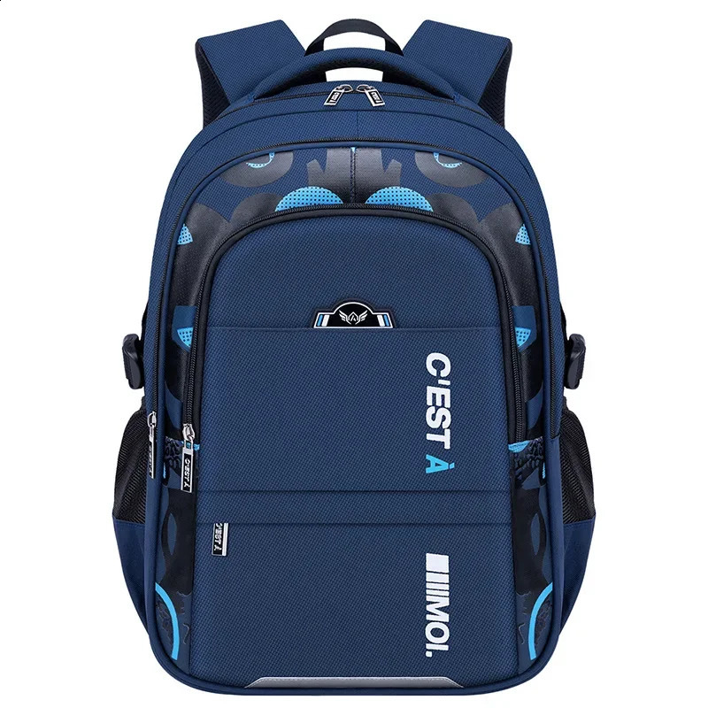 Childrens School Bag Backpack Junior Youth Boys Waterproof Mochila 240813