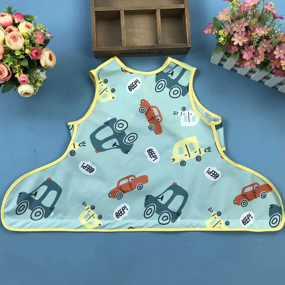 Bibs Burp Cloths Cute Plane Forest Animal Pattern Anti-Dirty Waterproof Baby Eating Table Mat Baby Eating Artifact Baby Coverall Baby BibL4812