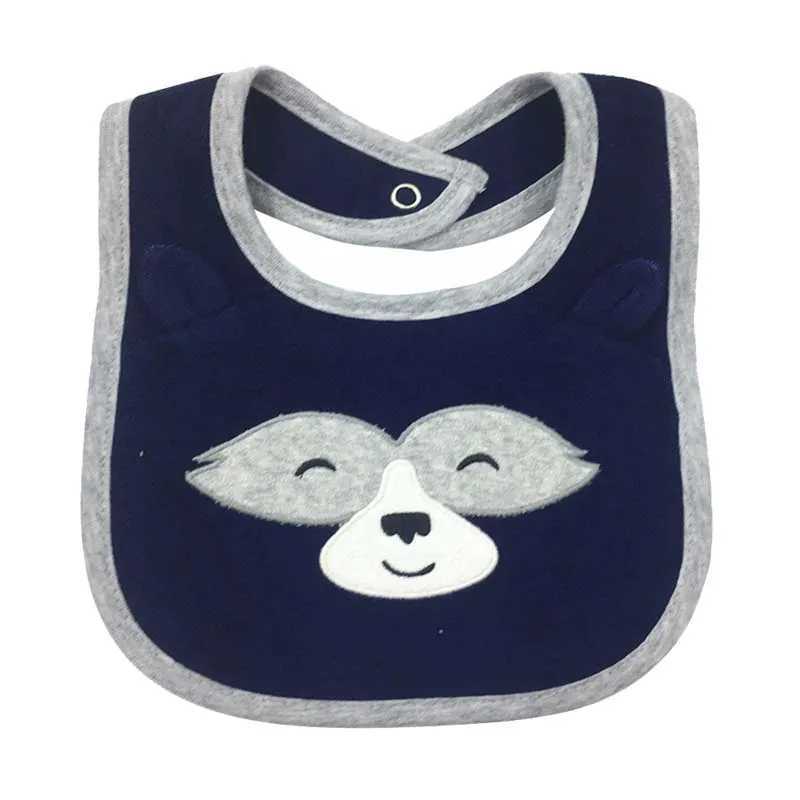 Bibs Burp Cloths Baby Bibs Cute Cartoon Pattern Toddler Baby Waterproof Saliva Towel Cotton Fit 0-3 Years Old Infant Burp ClothsL4812