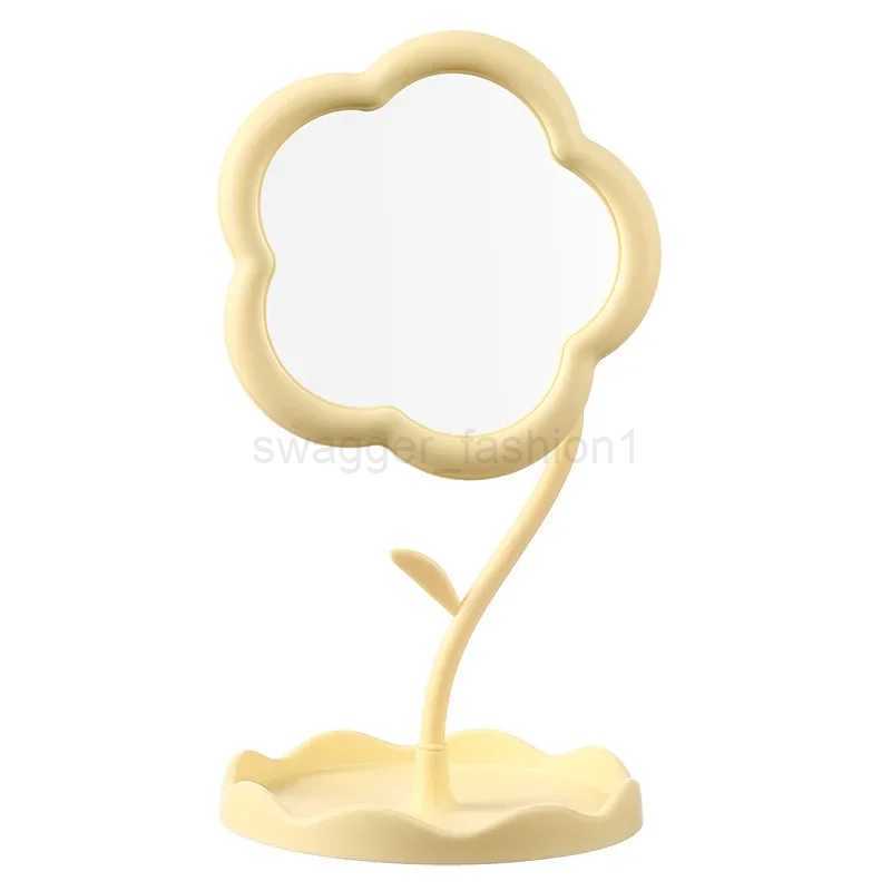 Sunflower Makeup Mirror Girl Dresser Desktop Hanging Jewelry Beauty Mirror Bedroom Dorm Dressing Mirror Removable PortableXJ240813