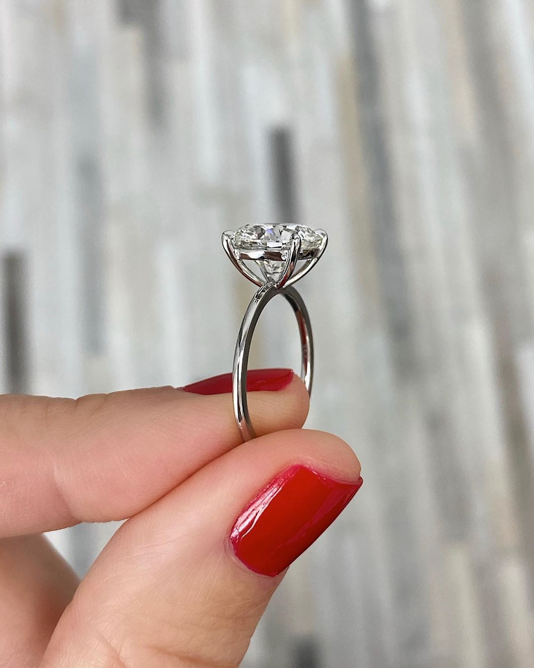 10mm White Moissanite Diamond Wedding Rings Solitaire Classical Jewelry Real 100% 925 Sterling Silver Round Cut Gemstones Eternity Women Engagement Ba