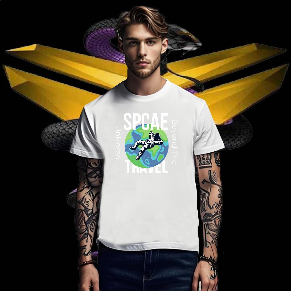 T-Shirts 230g Cotton universe Street Casual Crew Neck Breathable Anime Men Tees 2024 Designer High Quality Tee Shirt