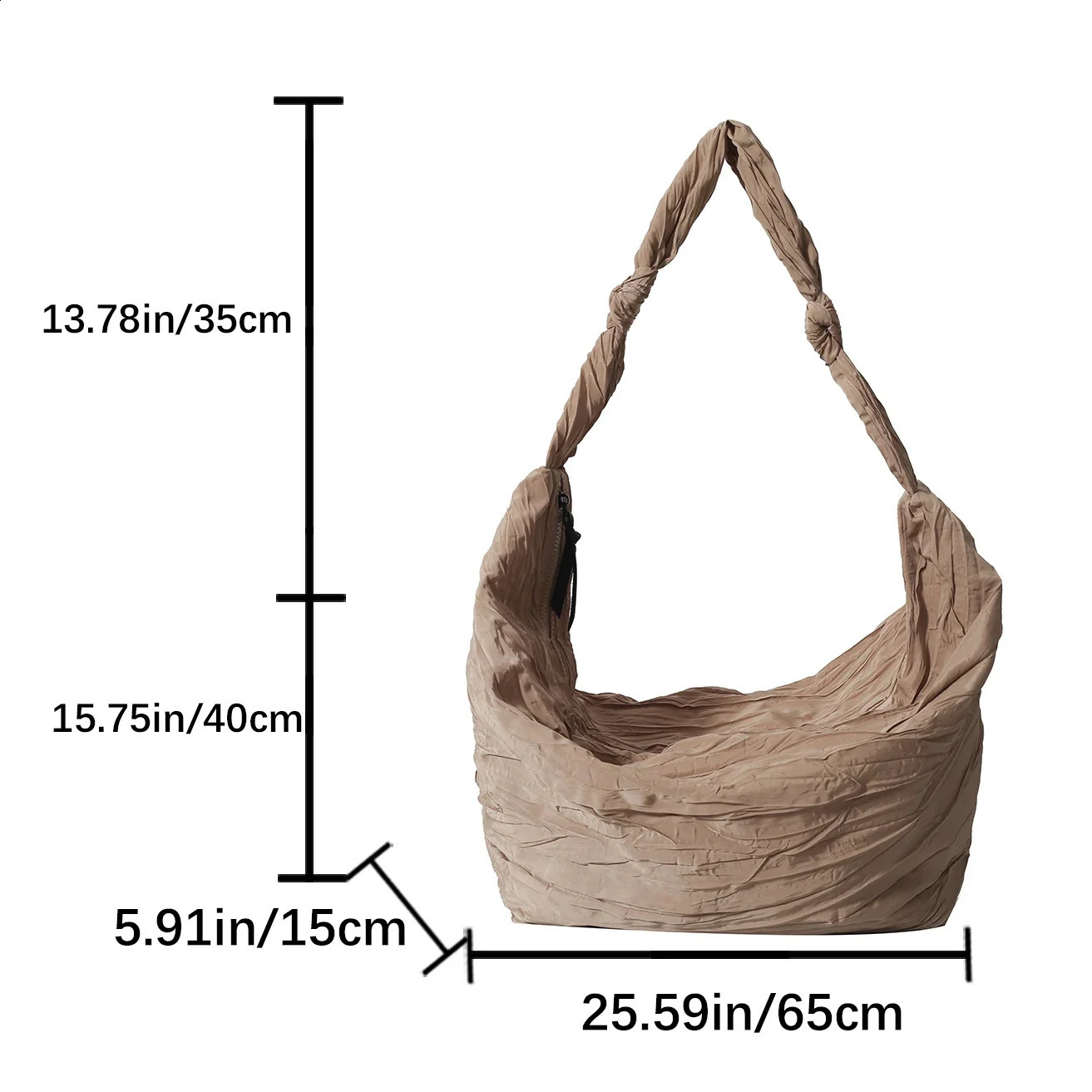 Fashion Nylon Shoulder Bag Women Simple Portable Travel Handbag Tote Large Capacity Composite Crossbody Female Daily 240812