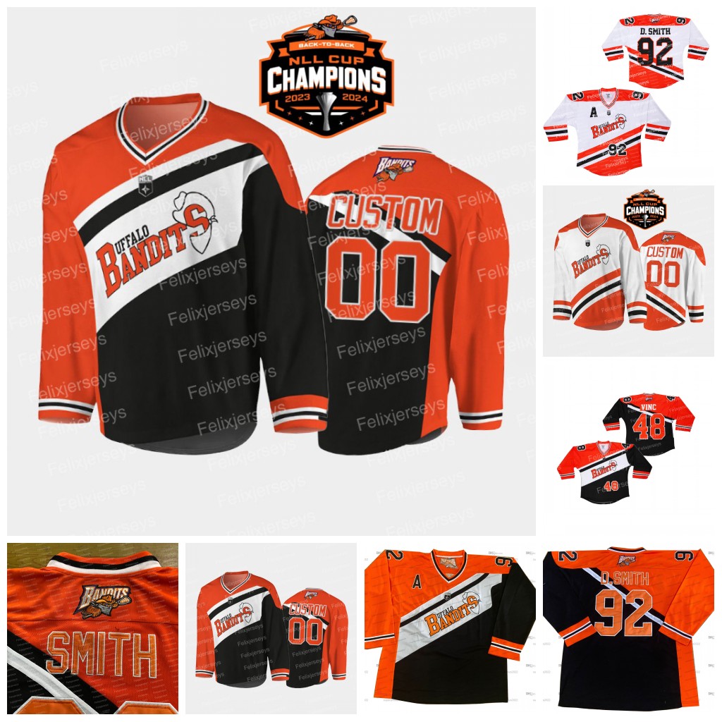 NLL Buffalo Bandits 22 Josh Byrne Chase Fraser 2024 Champions Jersey Kyle Buchanan 11 Tavares 92 Dhane Smith Tehoka Nanticoke Ian MacKay Kyle Buchanan Chris Cloutier