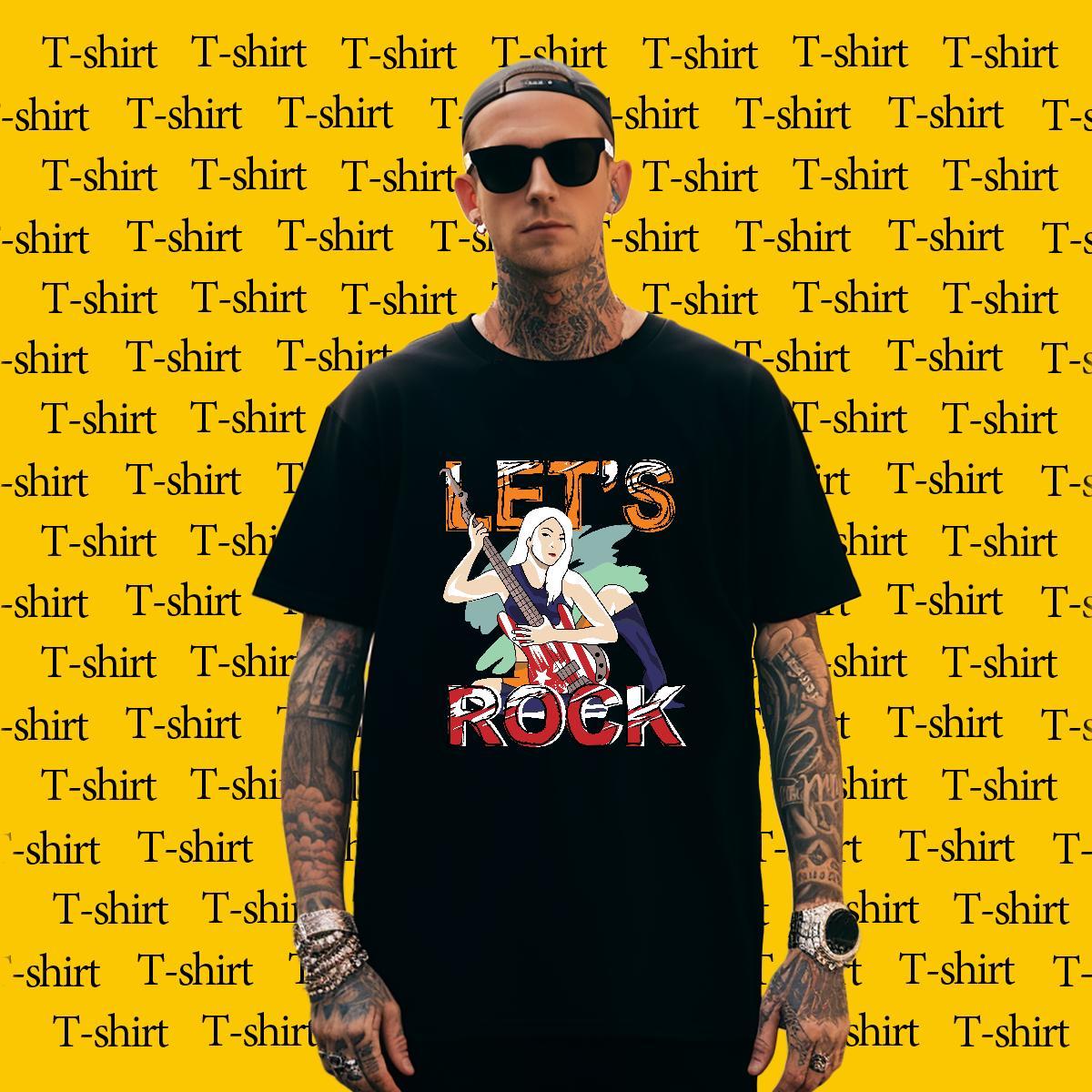 Mens T Shirts 100% Cotton 230g person Outdoor Breathable Crew Neck Oversized Couples T Shirts DIY Classic Tee Shirt