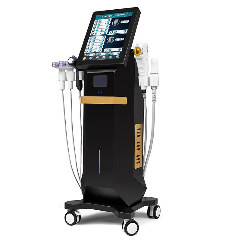 2025 Latest Generation V Face Winkles Removal Body Slimming Hifu Smas Tightening 12D Korea Ultrasound Hifu RF Microneeding Machine 4 In 1
