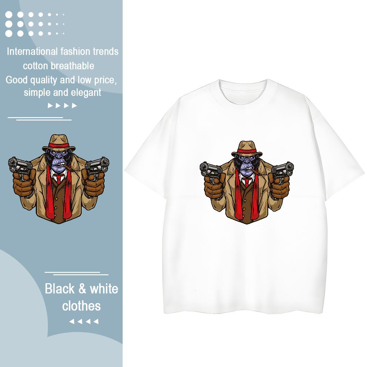 Comfortable T shirt Crew Neck Breathable Street Plus Size Custom 230g Pure Cotton Tshirt for Man Woman Designer Fashion Tops