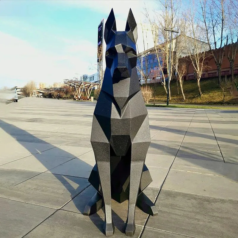 68100cm Dupin 3D animal sculpture paper model DIY handmade process diagram bedroom living decoration room 240812