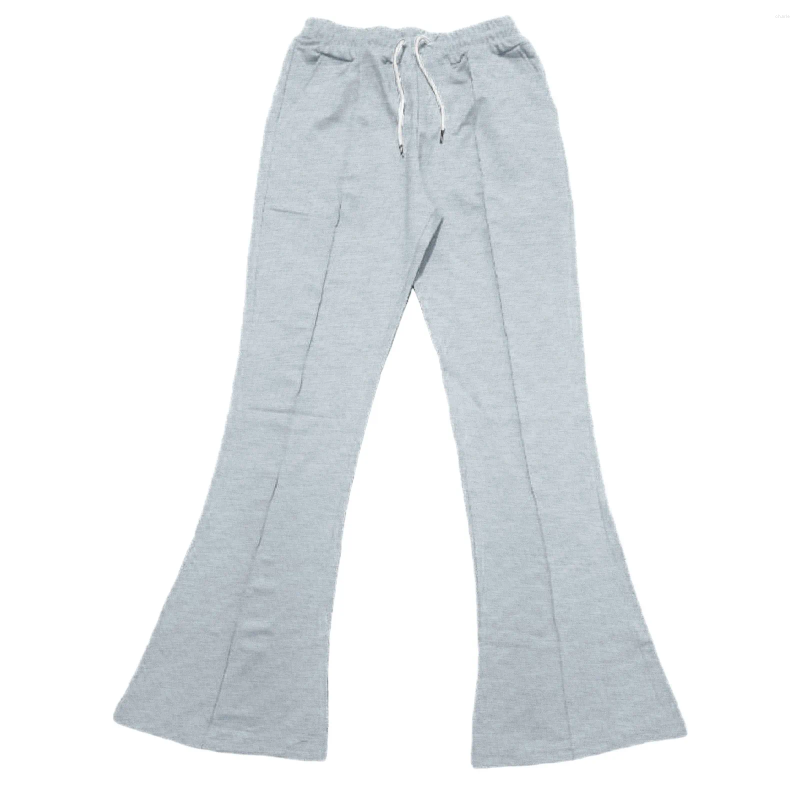 Mens Pants Plus Size Cargo Stacked Sweat Street Wear Design Custom Flare Men Pile Up For
