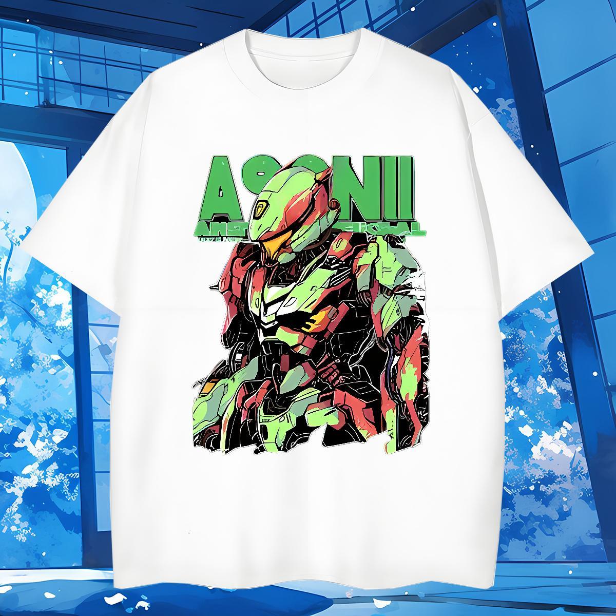 Designer robot T Shirts Men Beach Men Tees 100% Cotton 230g 2024 New Crew Neck Oversized 4XL Tops Shirt