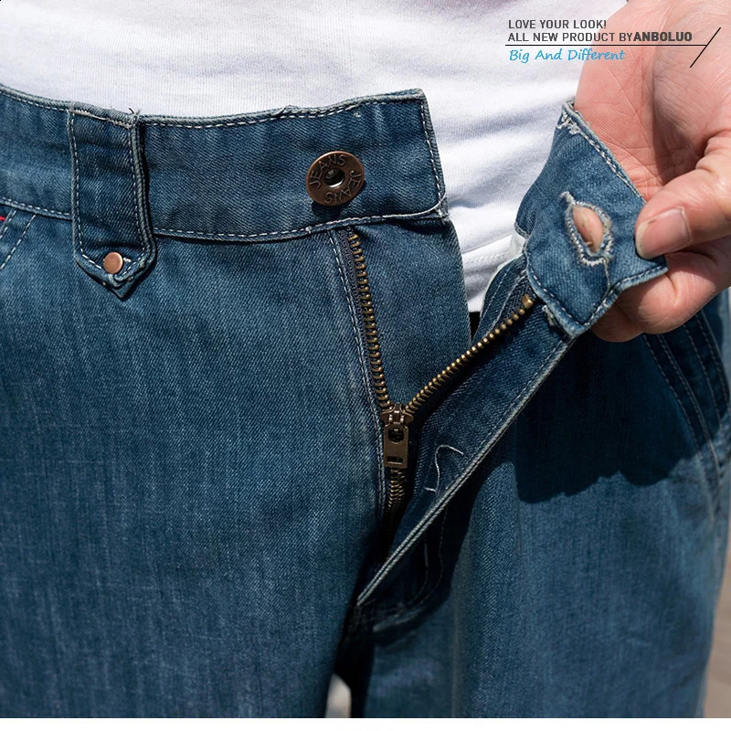 Summer Denim Cargo Cropped Pants Big Pocket Mens Shorts Hip Hop Loose Plus Fat Size Jean Short Male 240812
