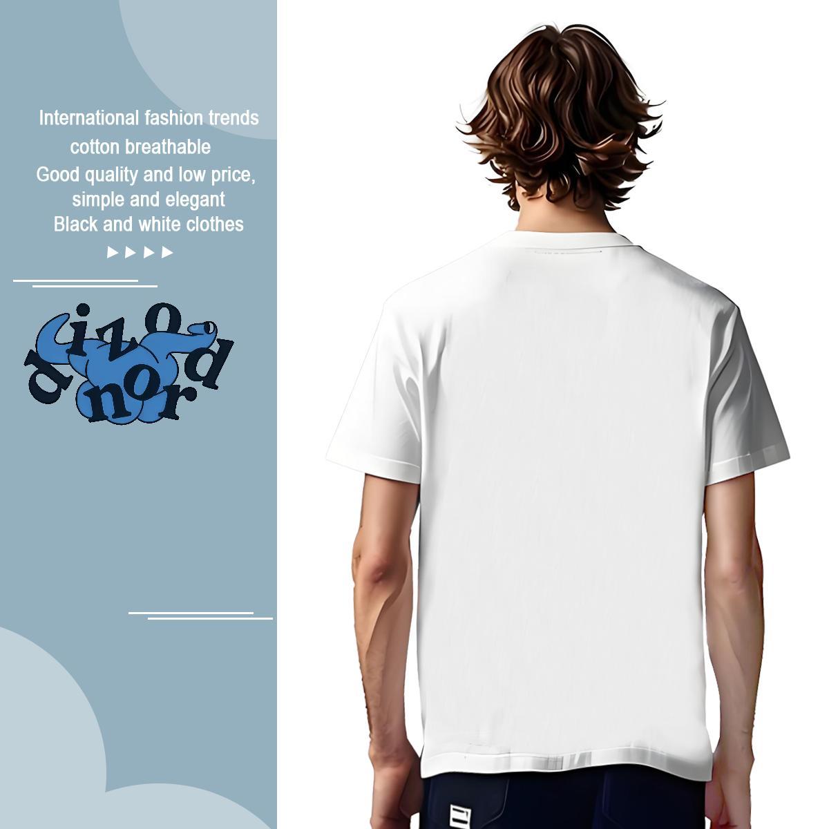 TOP Quality cartoon T shirt Casual Couples T Shirts 230g Pure Cotton Wholesale Short Sleeve O-Neck Custom Print Plus Size Tees Shirts