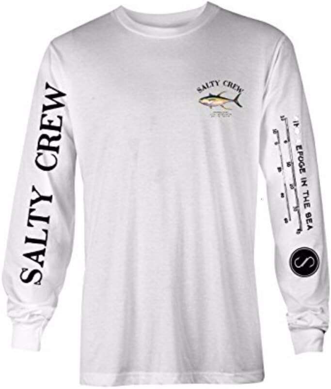 Long Sleeve Shirts For Men Sweatshirt Ahi Mount Graphic Tee White Fashion Casual Cotton Regular Fit - Lifestyle Beach Apparel sweatshirts