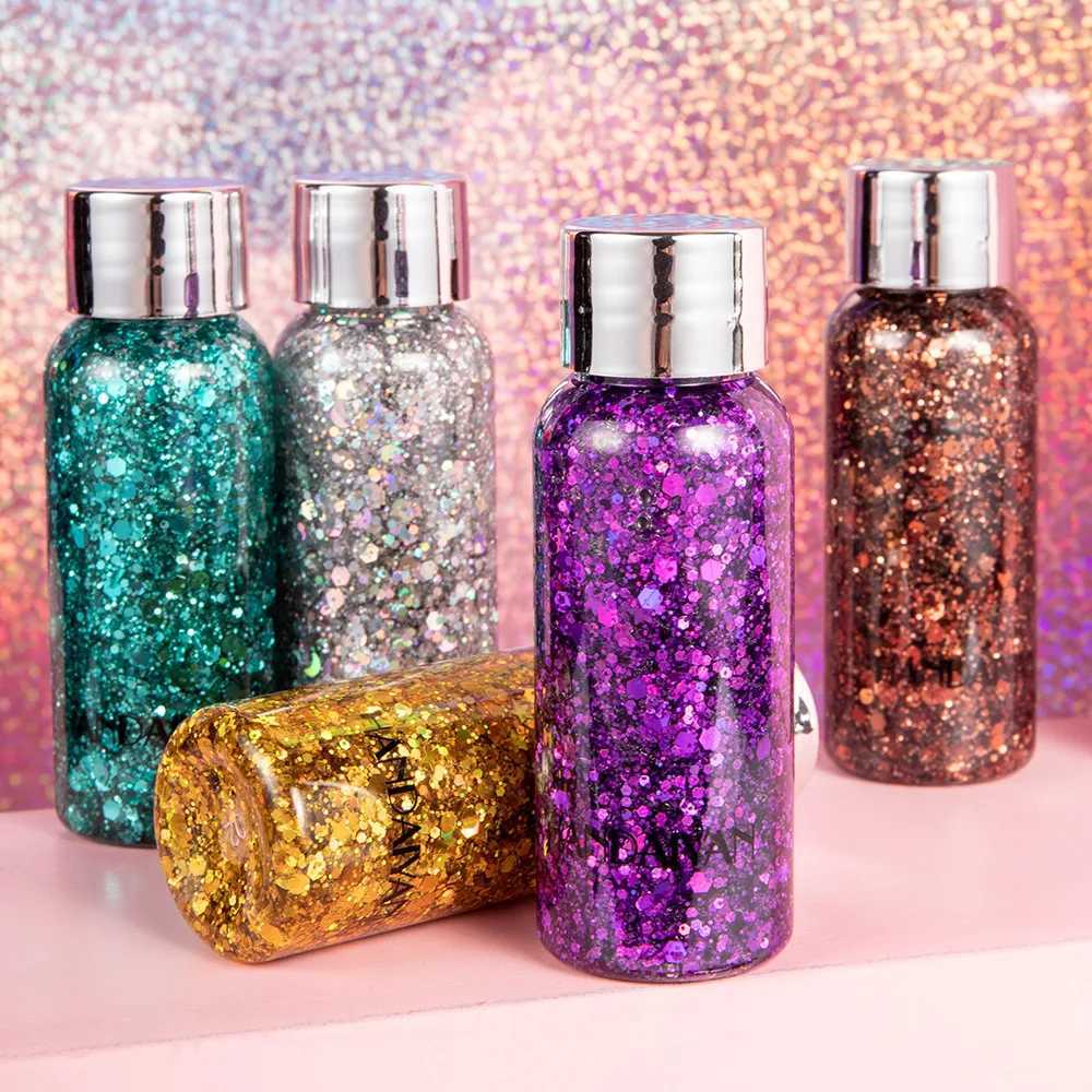 Eye Glitter Nail Hair Body Face Sticker gel Art Loose Sequins Cream Diamond Rhinestone Makeup Decoration Party Festival W240812