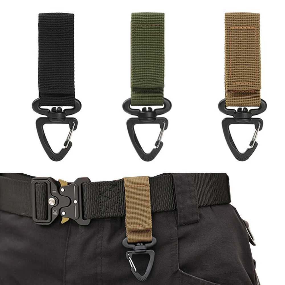Outdoor nylon Molle tactical backpack buckle key hook webbing buckle system belt buckle suspension camping climbing accessories W240807