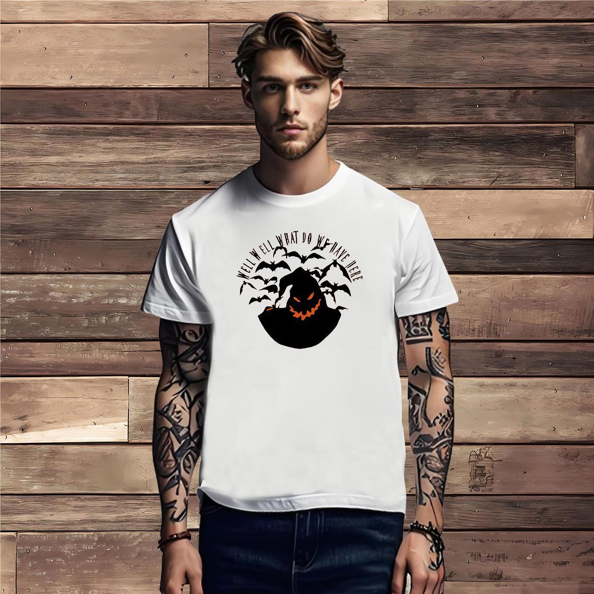 T shirt 230g Pure Cotton halloween Street Wear O Neck Short Sleeves Custom Anime Men Clothes T-Shirt Fashion Design Soft Tops Tees
