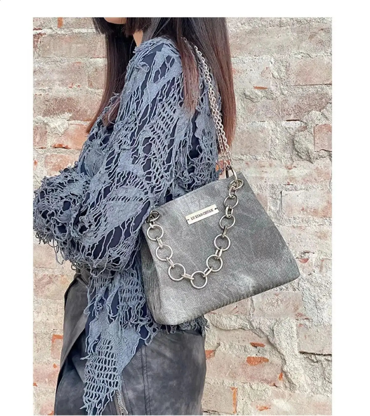 JIAERDI Square Mini Tote Bag Women High Street Summer Handle Chain Casual Crossbody Bags Female Vintage Y2k Messenger Bag 240813