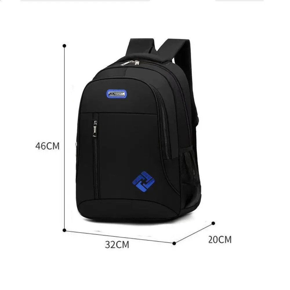 Multi functional mens backpack large capacity business laptop waterproof movie casual bag school 240813