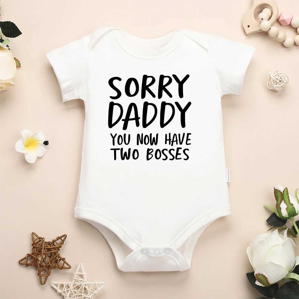 Home>Bestsellers>Loose Newborn Hoodies>White 100 Cotton Clothes>Dads Little Girl Letter>Minimalist Baby Onesie Four Seasons W240812