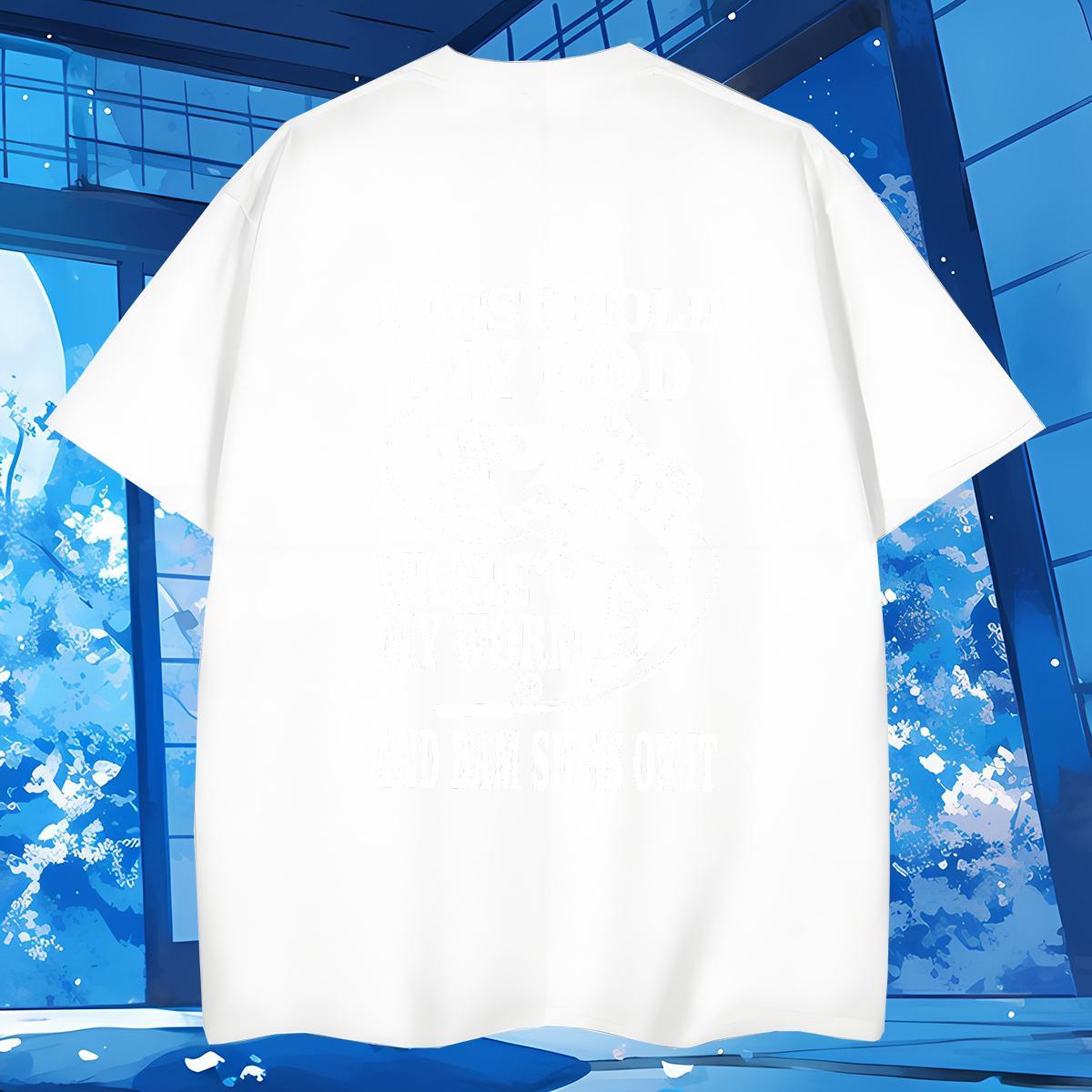 TOP Quality letter T-Shirts for Men Street wear Hip Hop Tshirt for Man Woman 230g Pure Cotton Brand Crew Neck Breathable Asian Size Tops Tees
