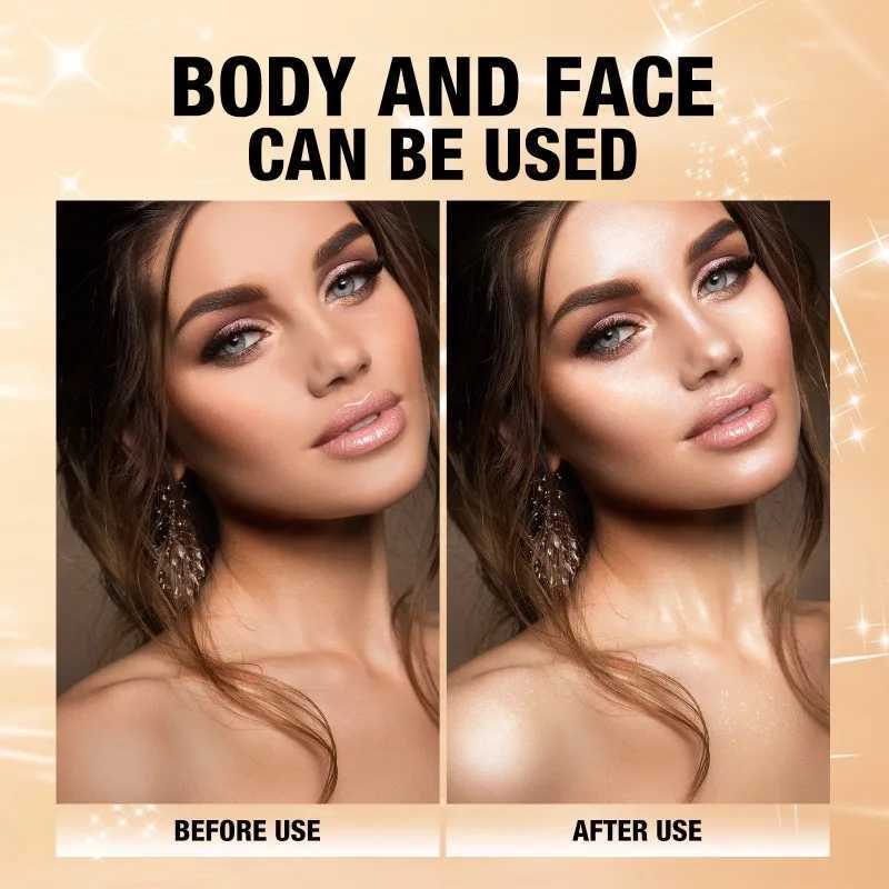 Shiny high gloss diamond powder shiny high gloss facial and body makeup bright makeup W240812