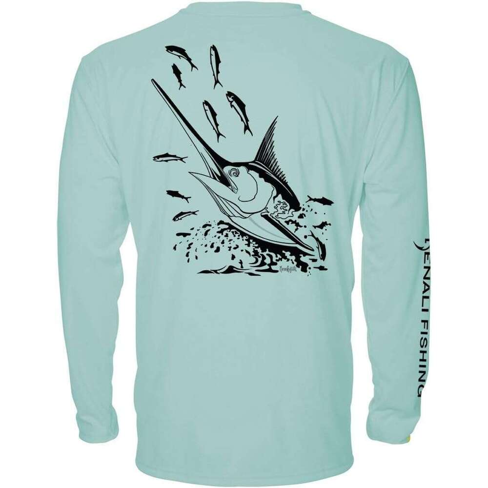 Long Sleeve Shirts for Men sweatshirt Denali Fishing Tournament Marlin Teaser Long Sleeve T-Shirt Signature Shirt T shirt Tee Streetwear Casual tops c