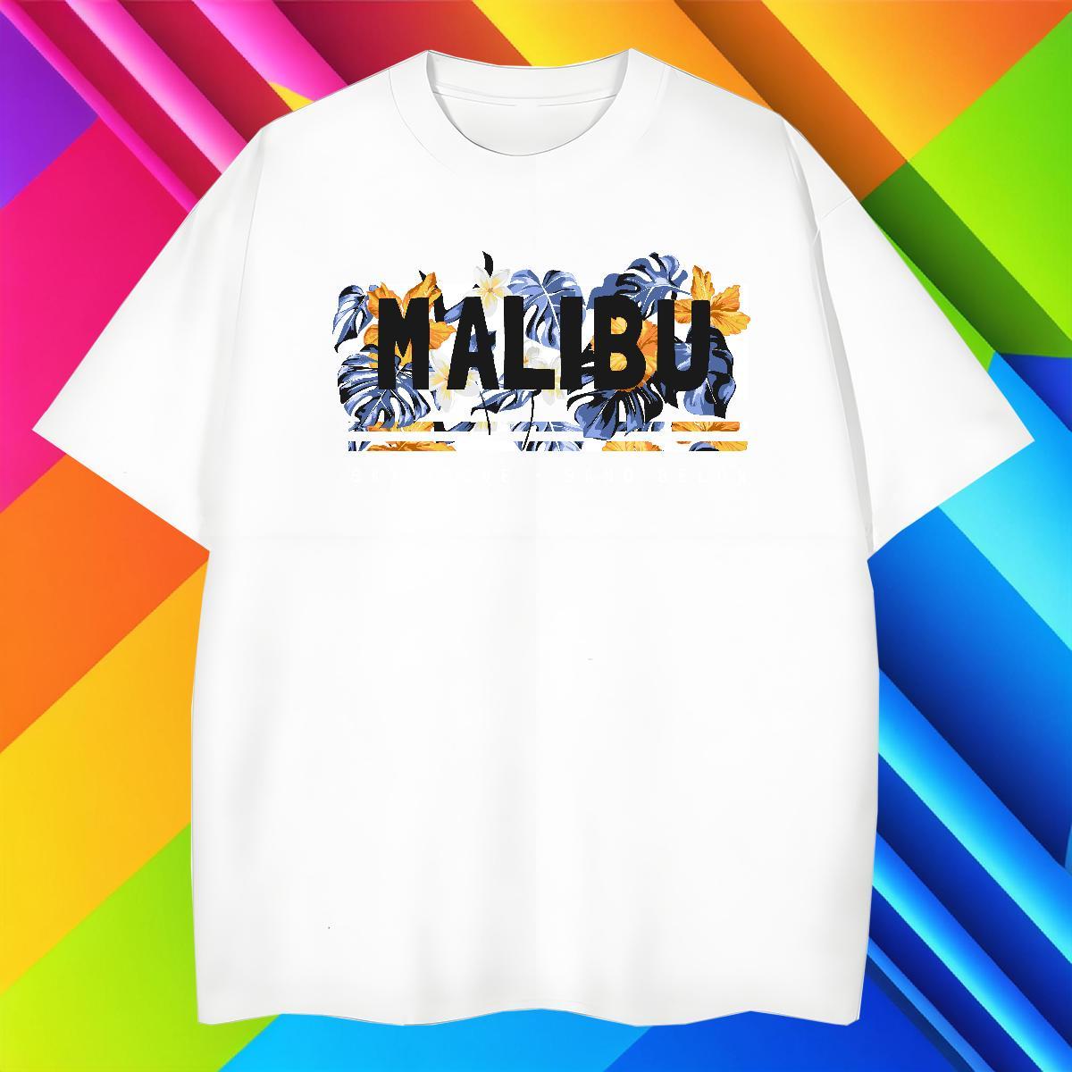 New Tshirts flower Street Wear 100% Cotton 230g Tee Shirt Crew Neck Breathable Brand Mens T Shirts Customized