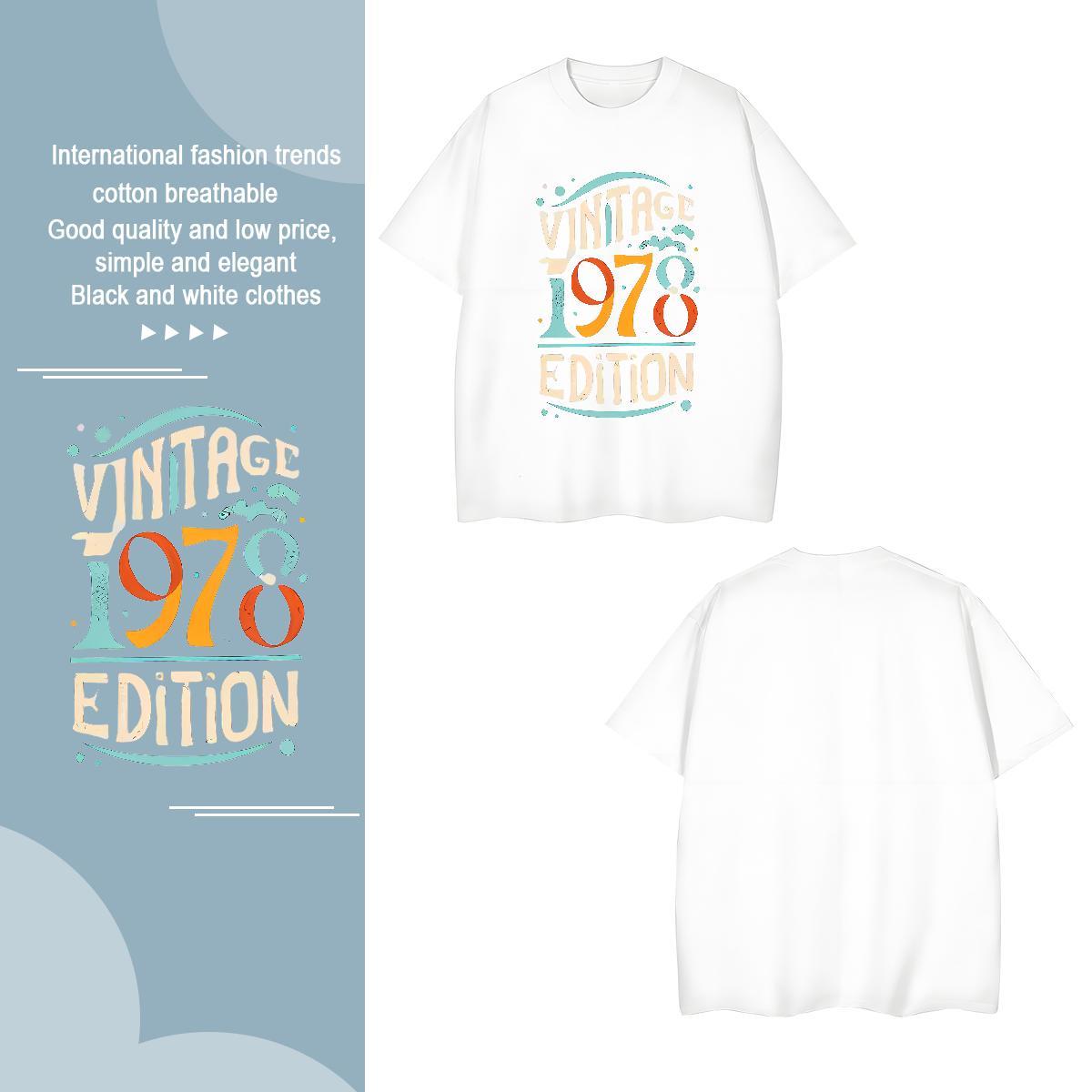 TOP Quality letter T-Shirts Summer Casual Tshirts 230g Pure Cotton Classic Casual Crew Neck Breathable Custom Printed Tops Shirt