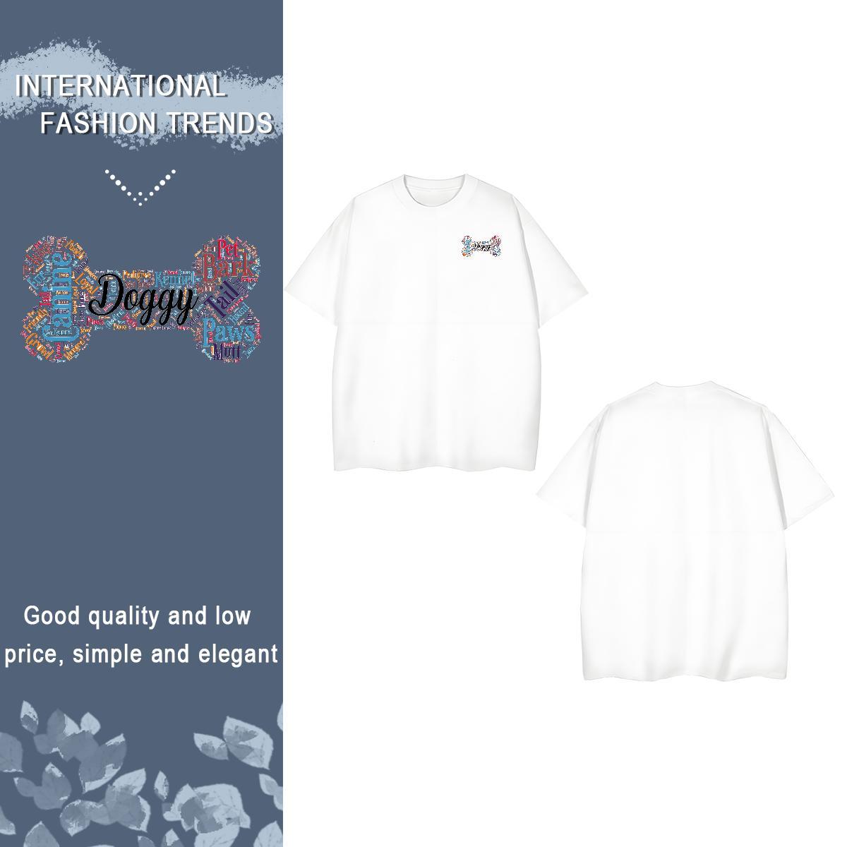 Mens T Shirts 230g Pure Cotton Hip Hop Breathable Soft DIY Anime Tshirts Brand Free Shipping Tops