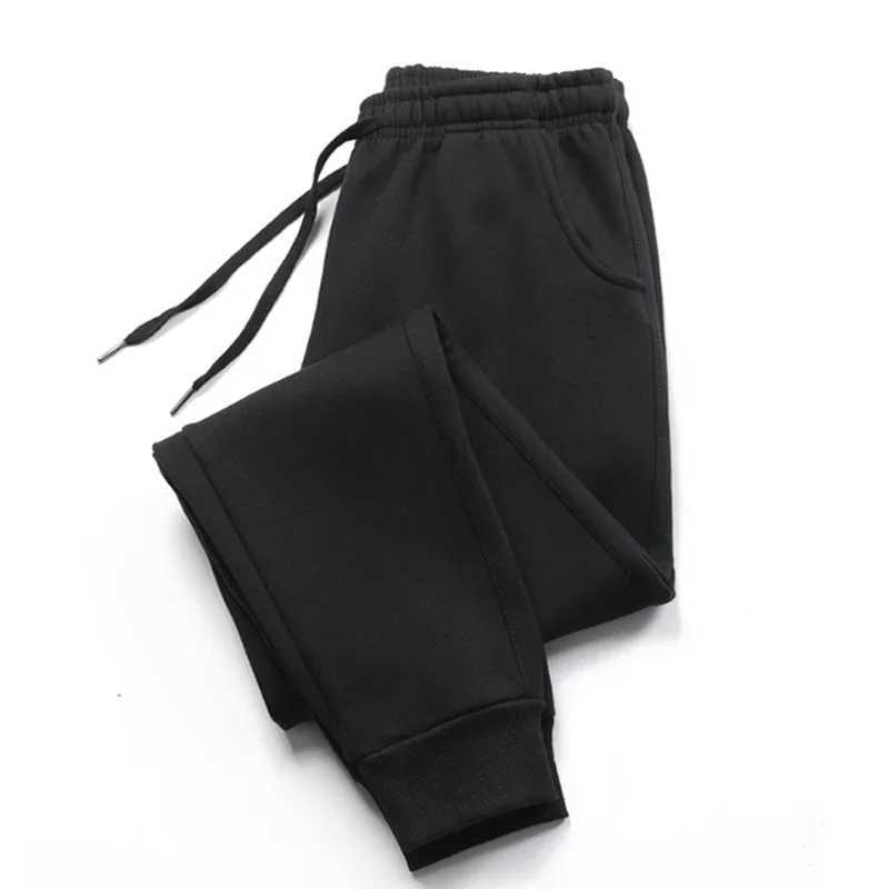 2023 Men Women Long Pants Autumn and Winter Mens Casual Fleece Sweatpants Soft Sports Pants Jogging Pants S-4XLXJ240813