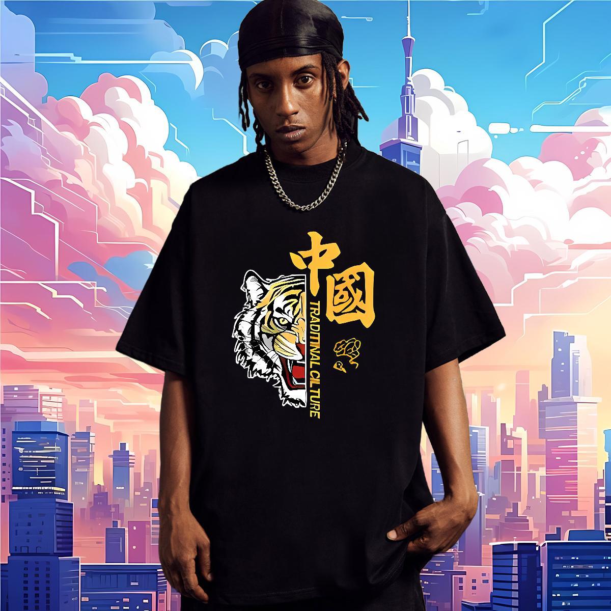 T Shirts Men 230g Cotton Daily Wear Short Sleeve O-Neck Custom Printing Men Tees 2024 Designer Brand Tees Shirts