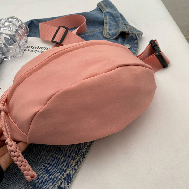 Chest Shoulder Women Sling Crossbody Messenger Half Moon Waist Pack Bag Unisex