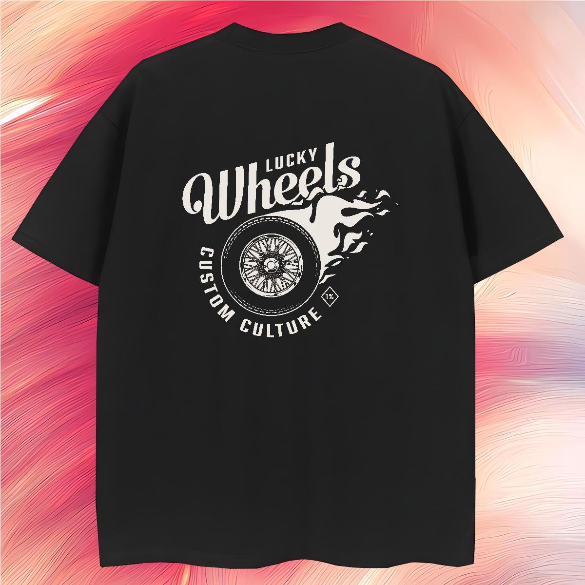 Popular tool T shirt High Street Hip Hop Men Tshirts 230g Cotton 2024 DIY Short Sleeve O-Neck Anime Tops Tees