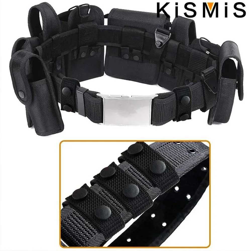 4pcs Multi purpose Belts - Double buckle broadband for outdoor sports adjustable and durable suitable for camping hiking shooting W240807